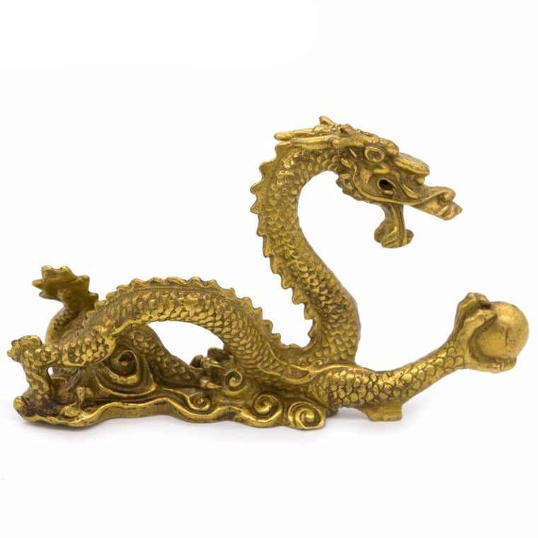 Chinese Feng Shui,Vintage Brass Statue,Miniature Brass Figurines, Antique  Bronze Ornament Chinese Mythical Animal Dragon Statue Copper Figures  Miniatures Pure Brass Dragon Paperweight Collection : : Home