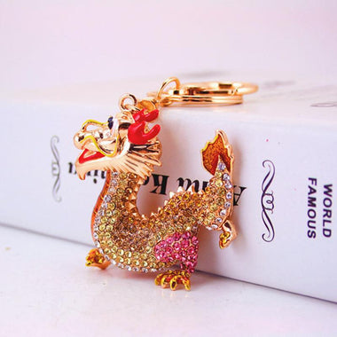Bling Bling Dragon Keychain