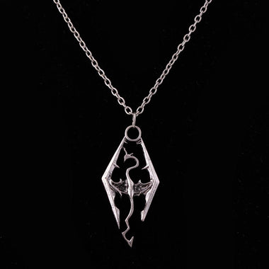 Skeletal Dragon Necklace