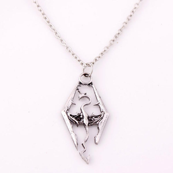 Skeletal Dragon Necklace