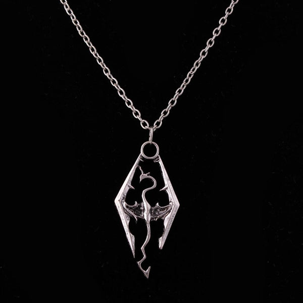 Skeletal Dragon Necklace